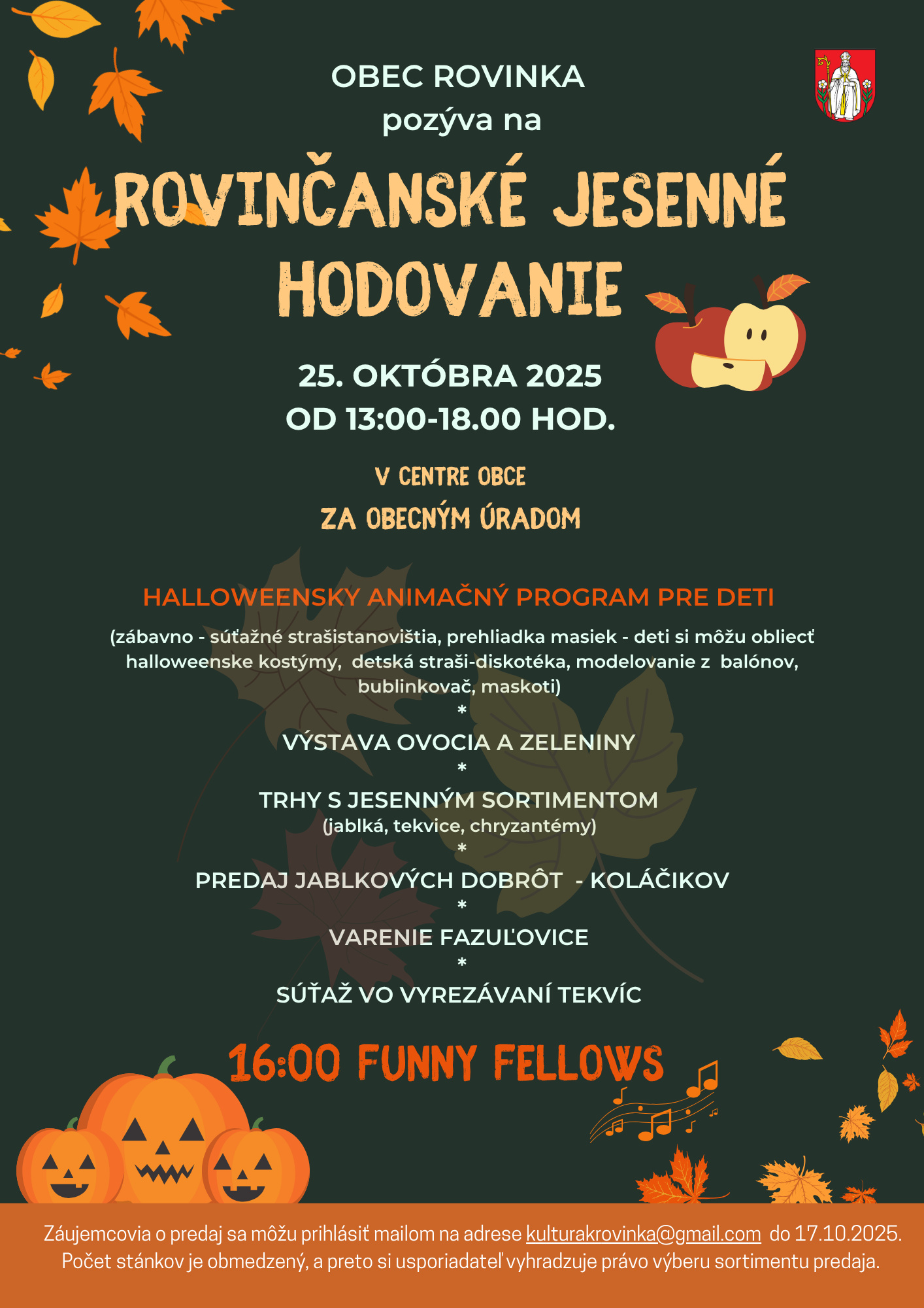  Rovinčanské jesenné hodovanie pozvánka