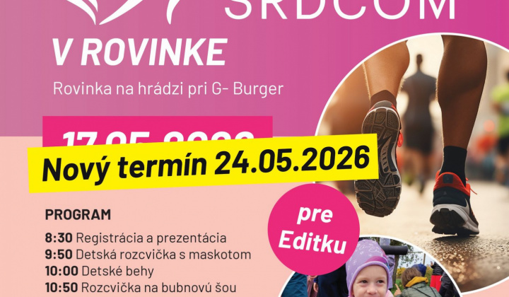 1. fotografia fotogalérie Aktuality / Beháme srdcom v Rovinke - zmena termínu - 24. 05. 2026 - foto