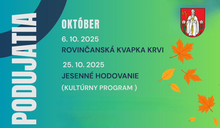 Fotka - Pripravované kultúrne podujatia