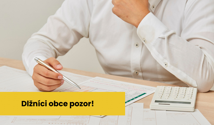 Fotka - Výzva pre dlžníkov obce