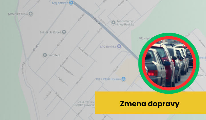 Fotka - Zmena dopravy na Hrádznej ulici