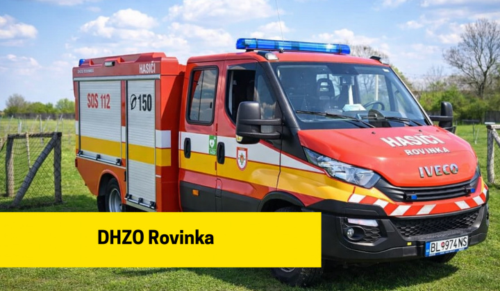 Fotka - Dobrovoľní hasiči z Rovinky majú za sebou náročný rok