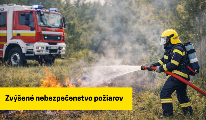 Fotka - Zvýšené nebezpečenstvo vzniku požiaru