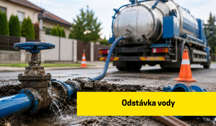 Fotka - Odstávka vody v lokalite Trhové polia - 01. 07. 2026