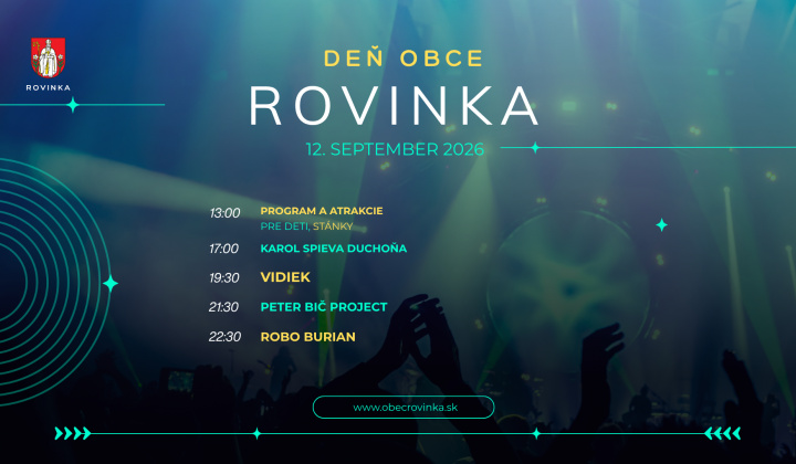 Fotka - Deň obce Rovinka - 12. 09. 2026