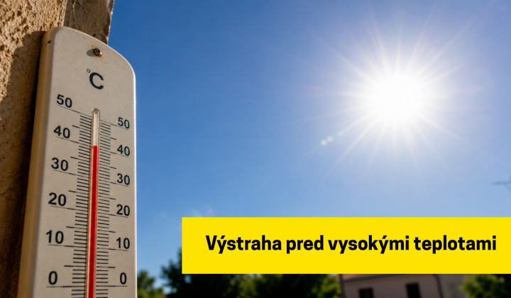 Fotka - Meteorologická výstraha - vysoké teploty, riziko požiarov