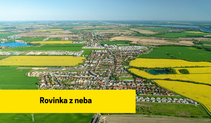 Fotka - Rovinka z neba - letecké zábery obce