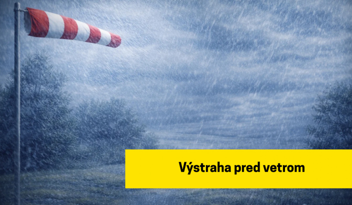 Fotka - Meteorologická výstraha - vietor
